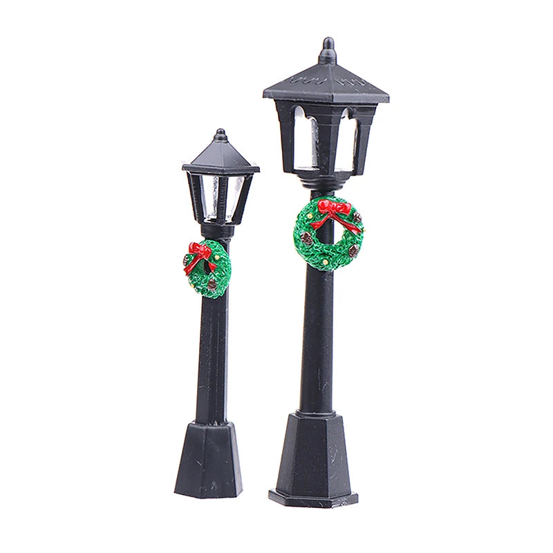 Mini Christmas Village Street Lamps