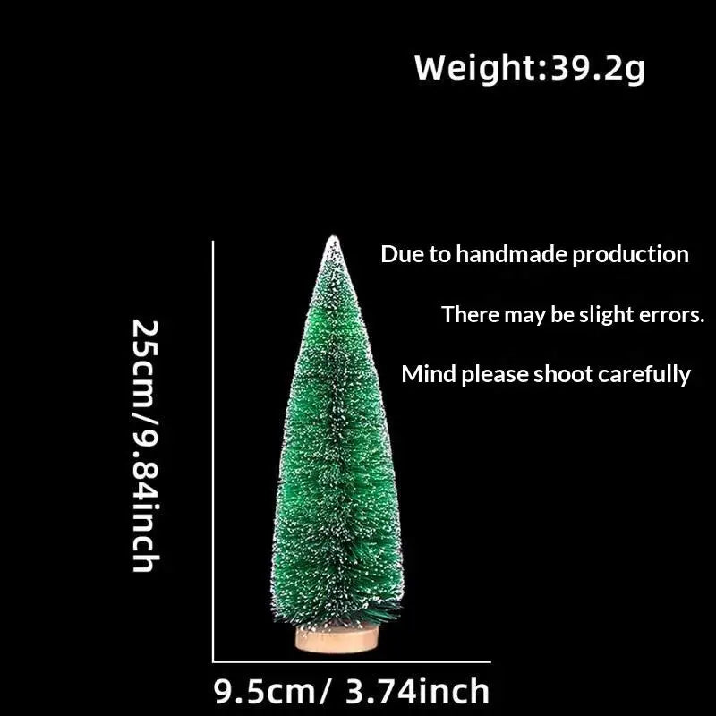Mini Snow-Frosted Christmas Trees