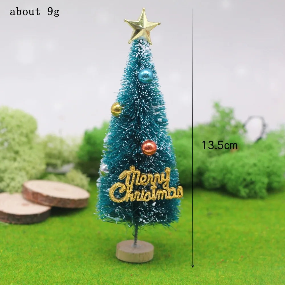 Mini Snowy Christmas Trees for Village Displays