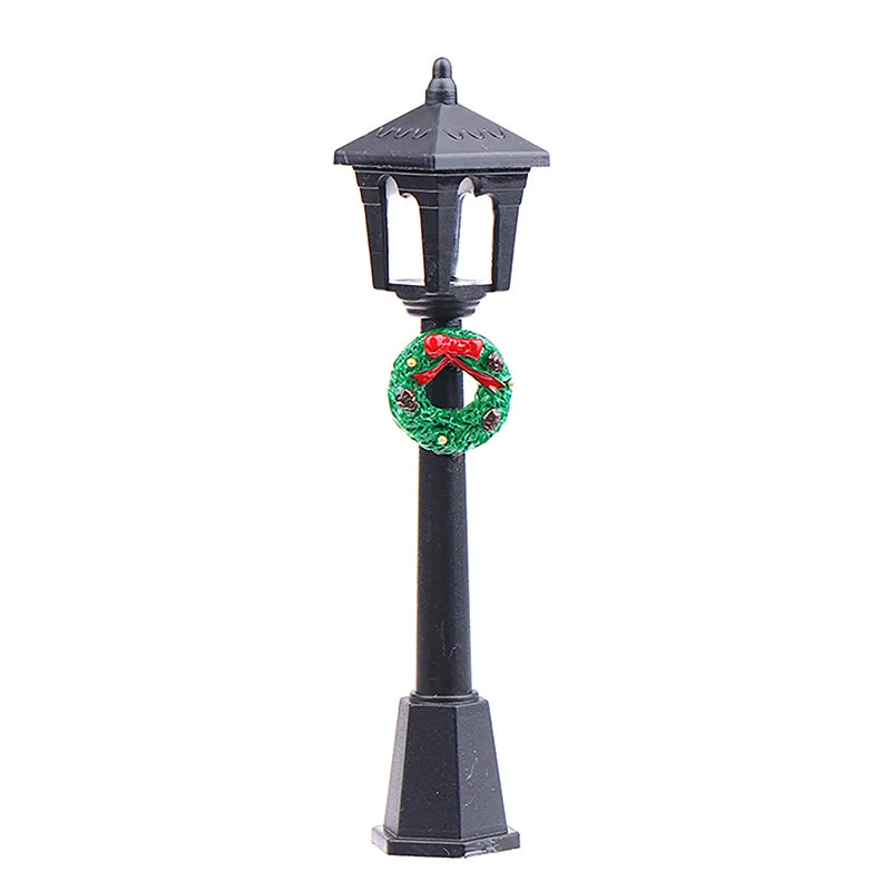 Mini Christmas Village Street Lamps