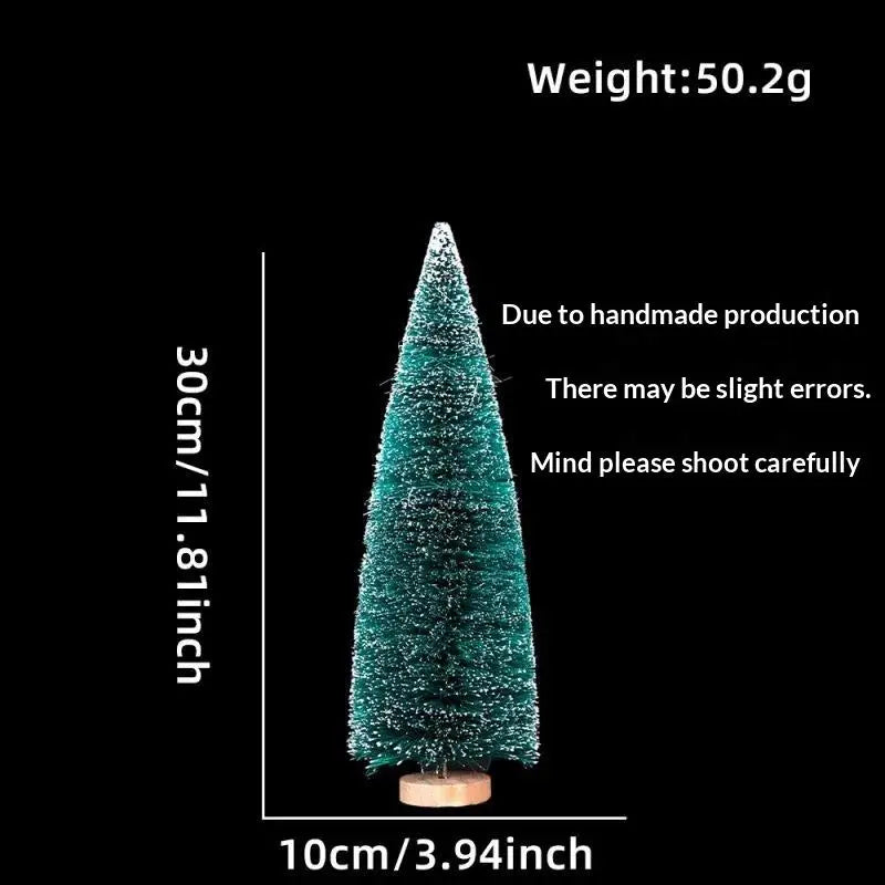 Mini Snow-Frosted Christmas Trees