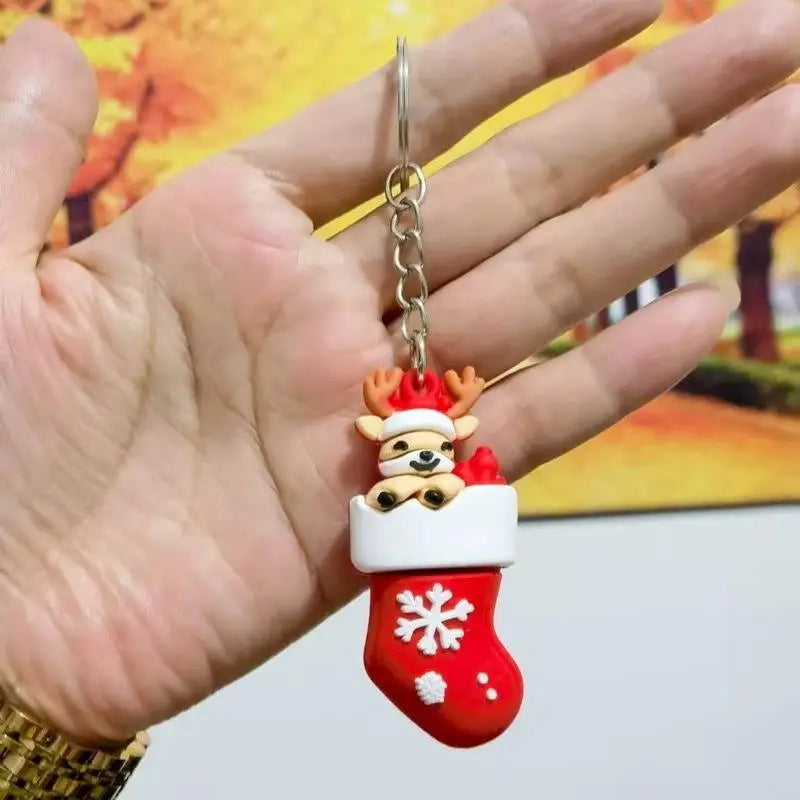 Christmas Silicone Keychain Charms