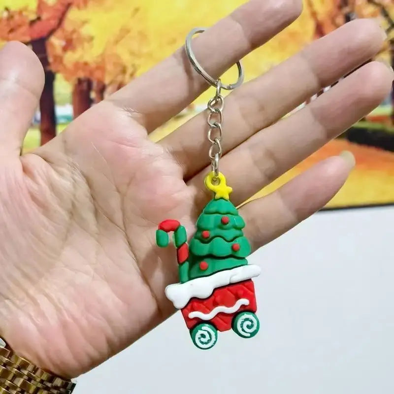 Christmas Silicone Keychain Charms