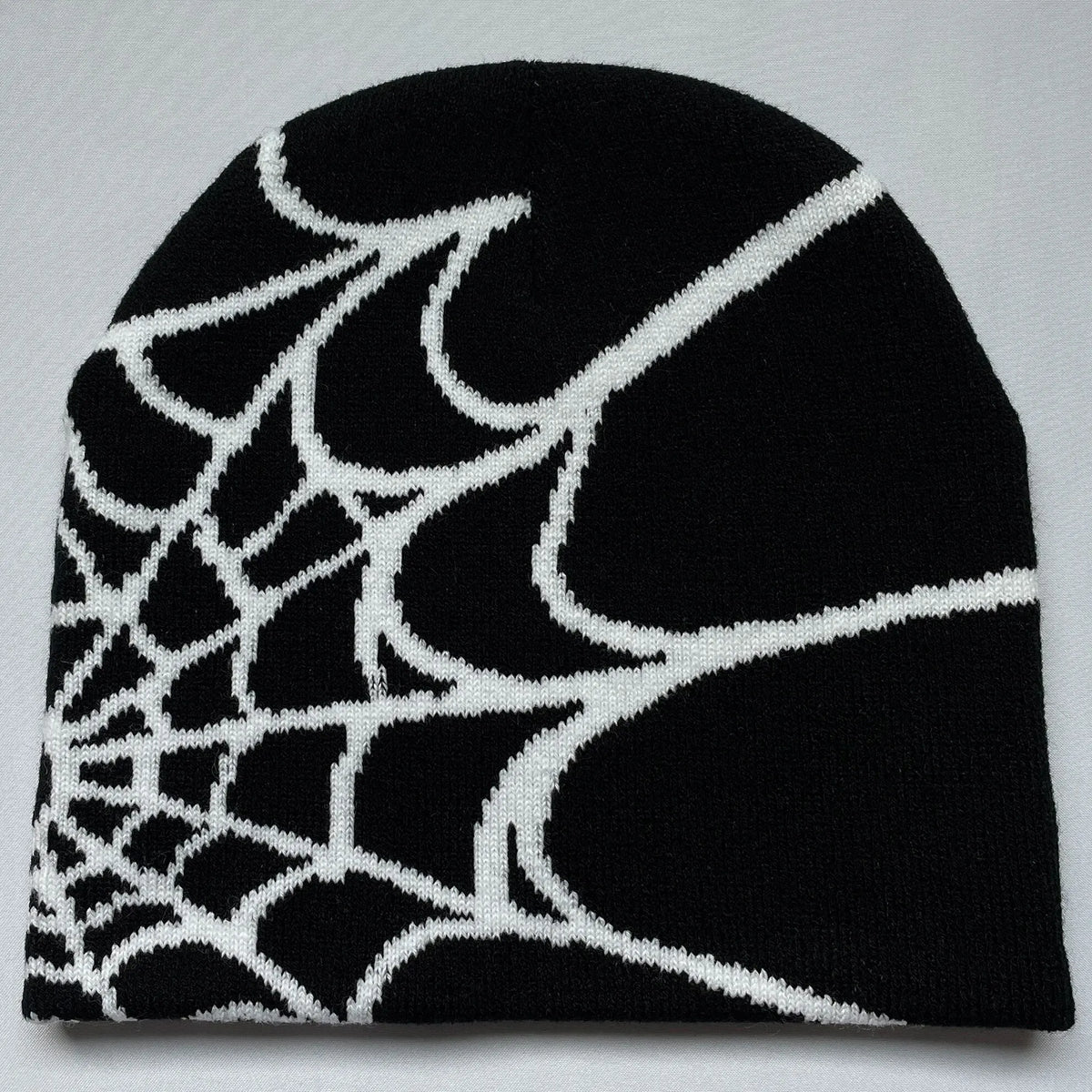 Unisex Spider Web Knit Beanie