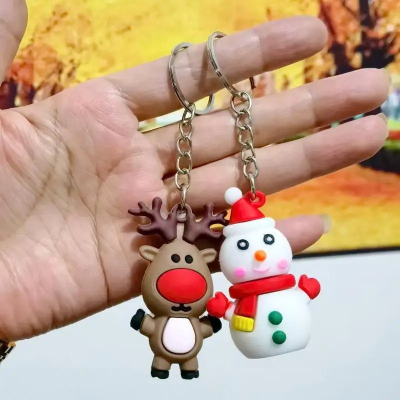 Christmas Silicone Keychain Charms