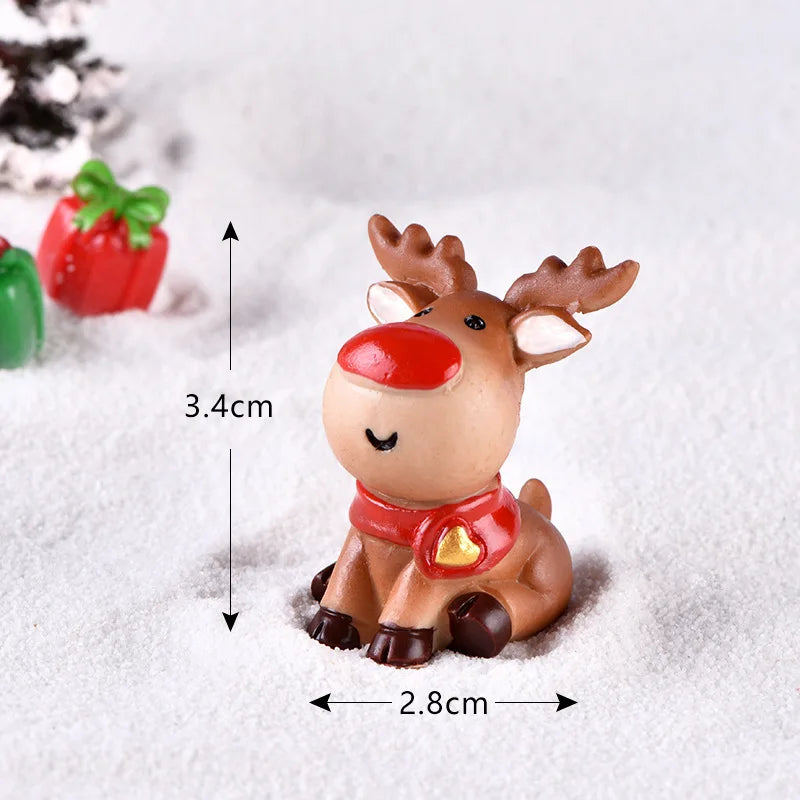 Mini Christmas Figurine Ornaments