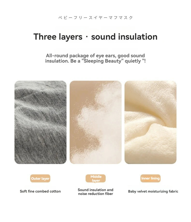 Adjustable Sleep Eye Mask with Noise-Reducing Earplugs