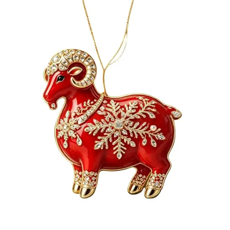 Goat Christmas Tree Ornaments