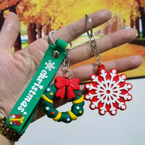 Christmas Silicone Keychain Charms
