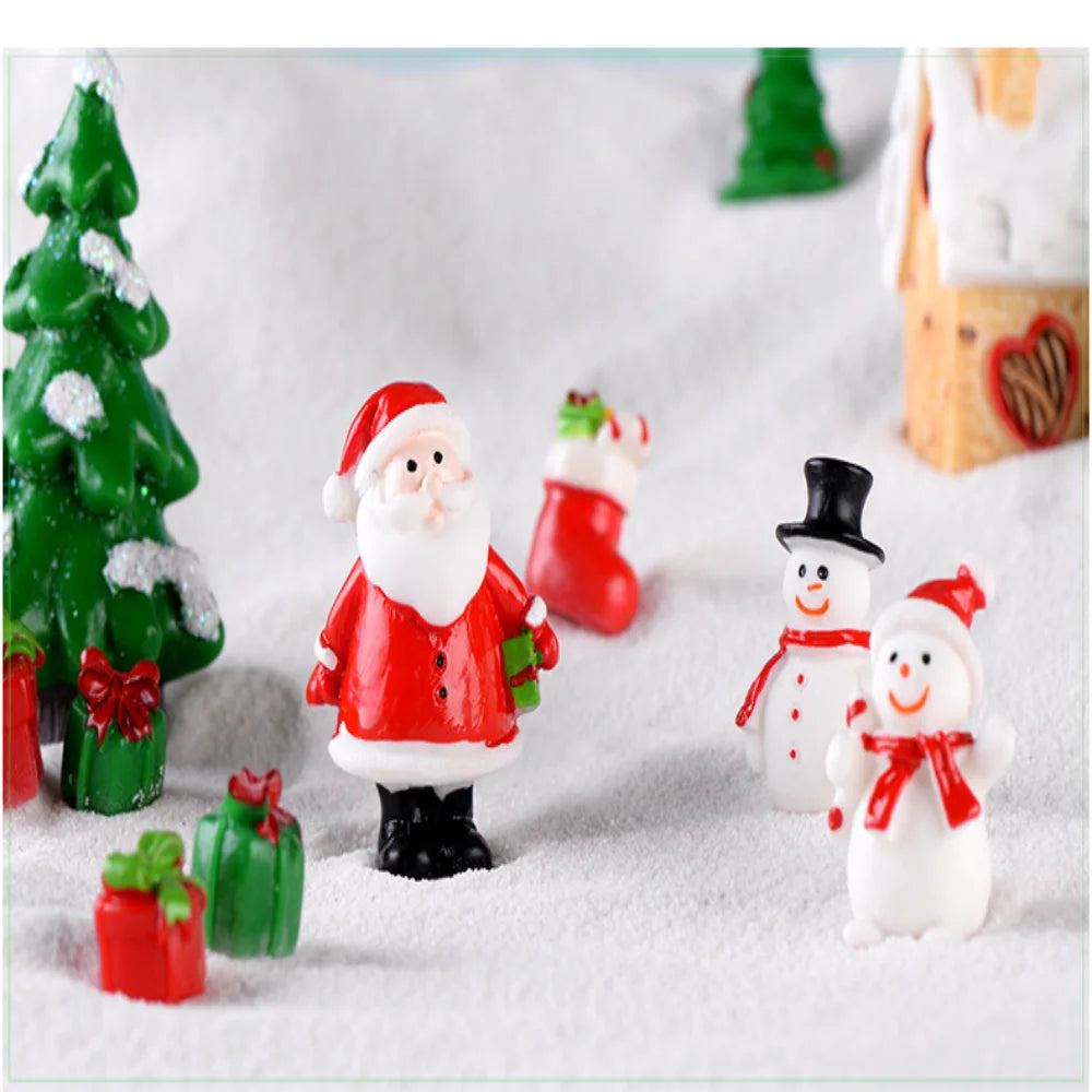 Mini Christmas Figurine Ornaments