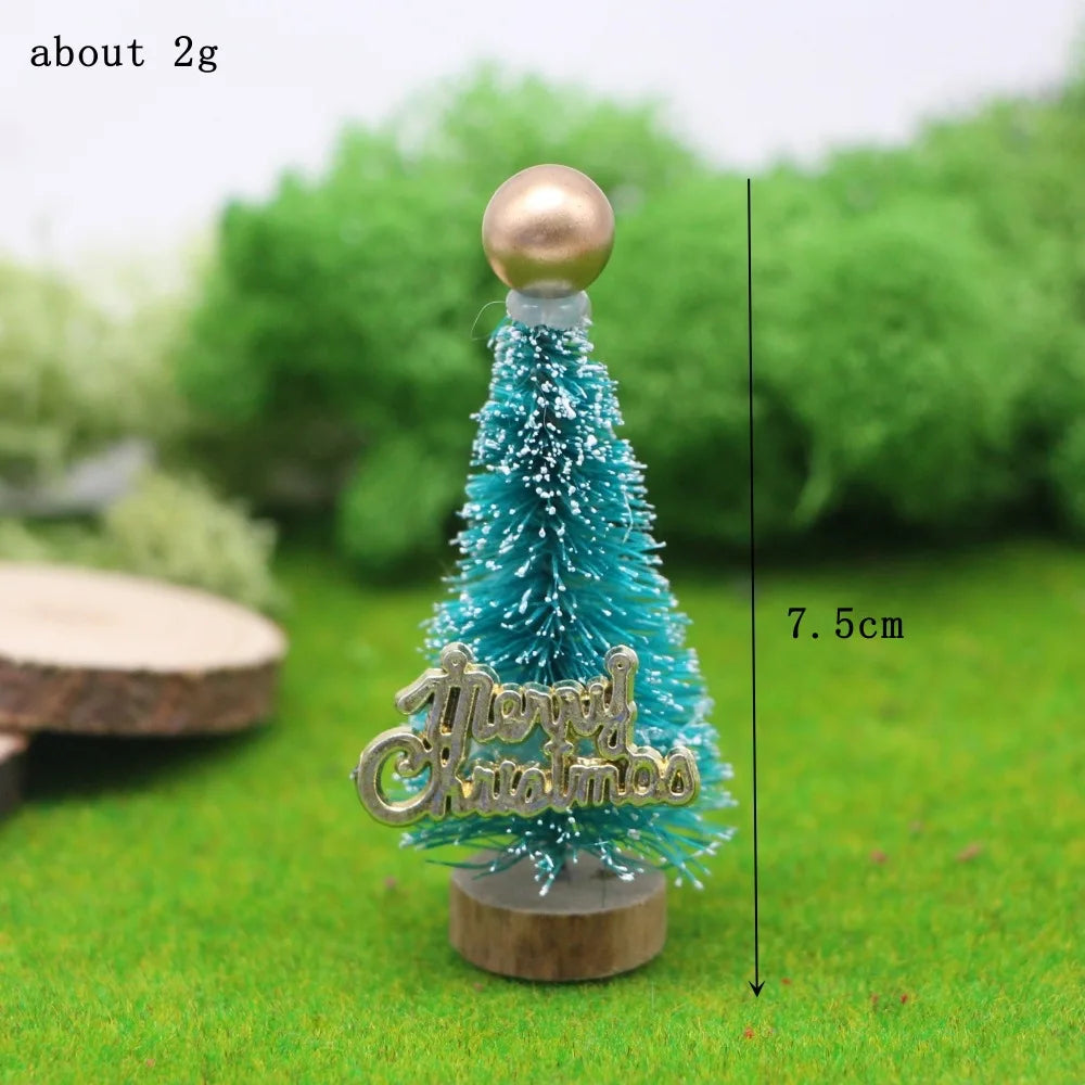 Mini Snowy Christmas Trees for Village Displays