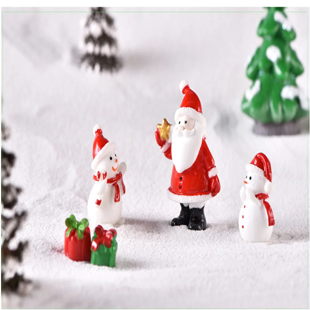 Mini Christmas Figurine Ornaments
