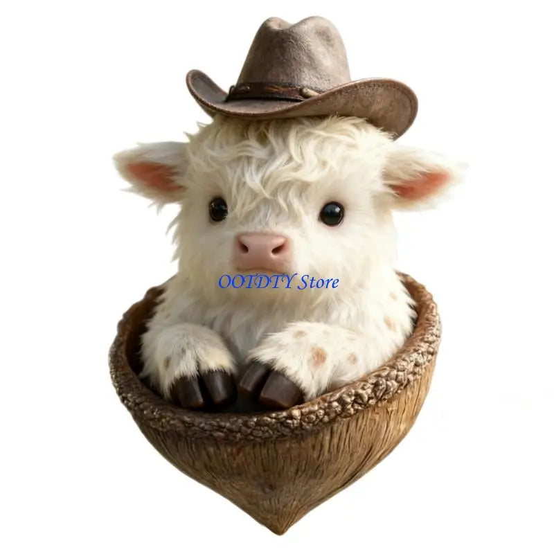 Highland Cow Christmas Ornaments