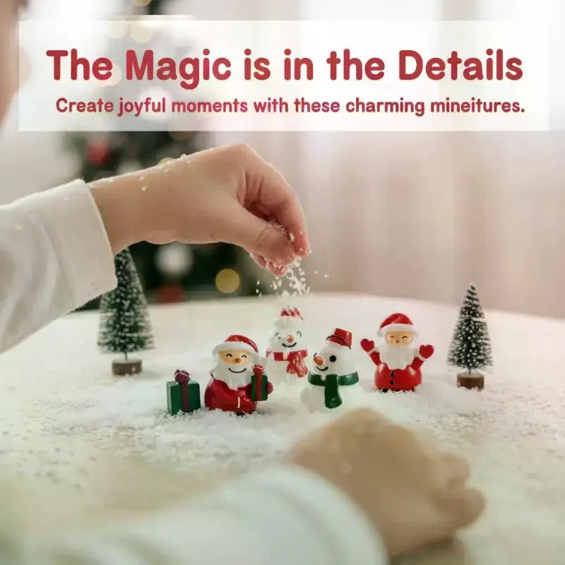 Mini Christmas Village Figurines