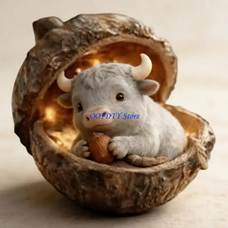 Highland Cow Christmas Ornaments