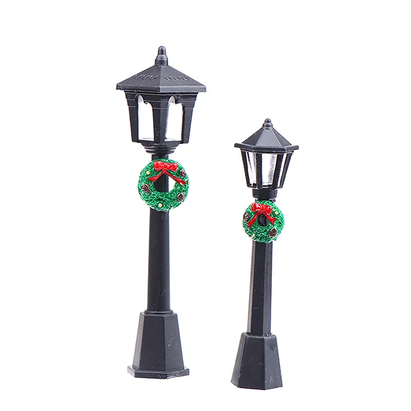 Mini Christmas Village Street Lamps