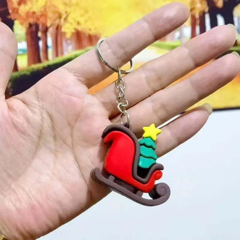 Christmas Silicone Keychain Charms