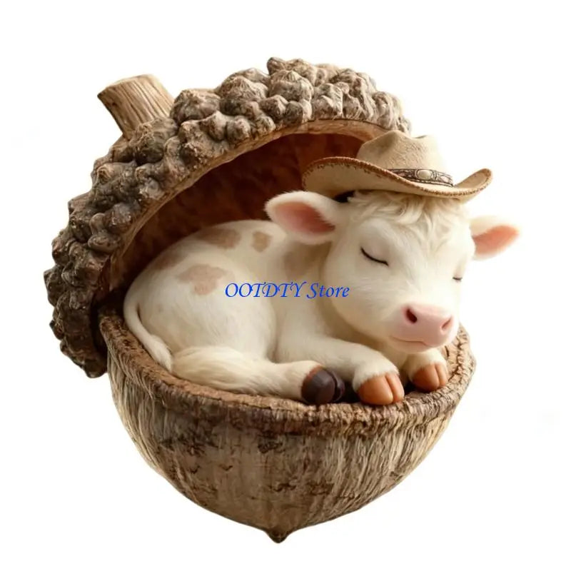 Highland Cow Christmas Ornaments