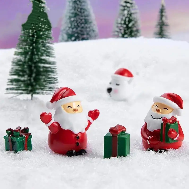 Mini Christmas Village Figurines