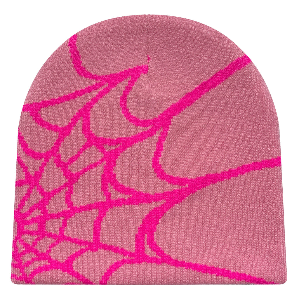 Unisex Spider Web Knit Beanie