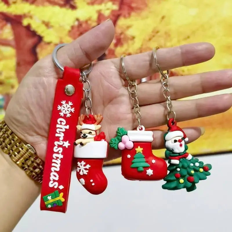 Christmas Silicone Keychain Charms