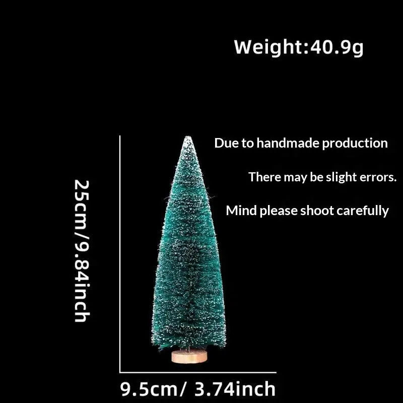 Mini Snow-Frosted Christmas Trees