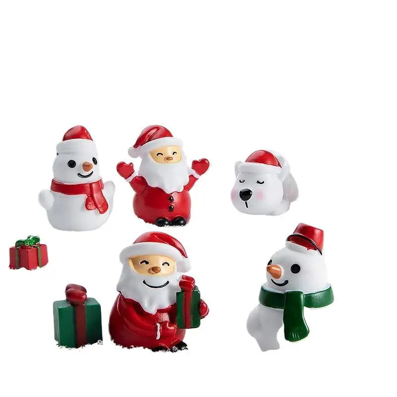 Mini Christmas Village Figurines