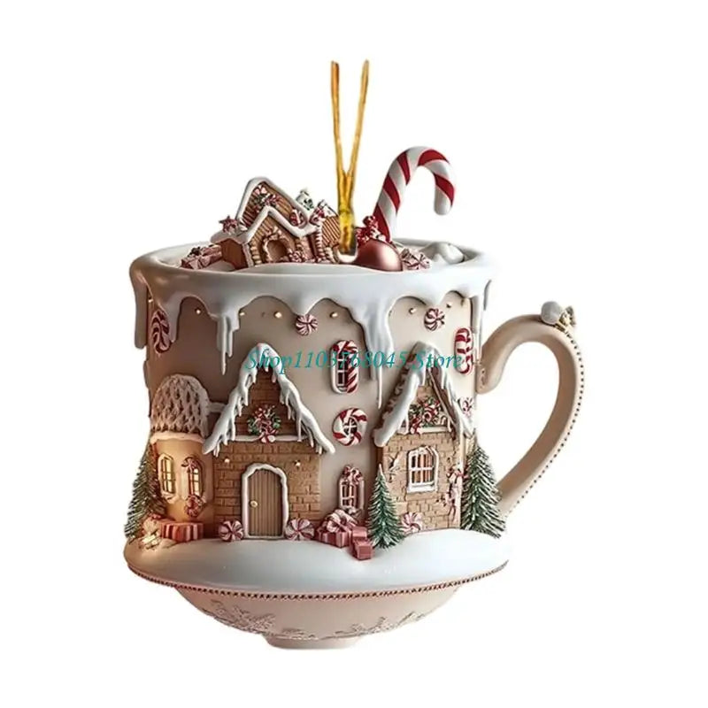 Christmas Village House Ornaments