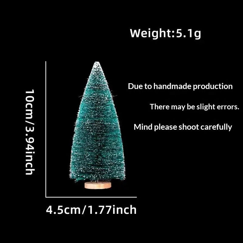 Mini Snow-Frosted Christmas Trees