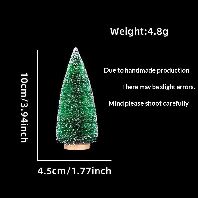 Mini Snow-Frosted Christmas Trees