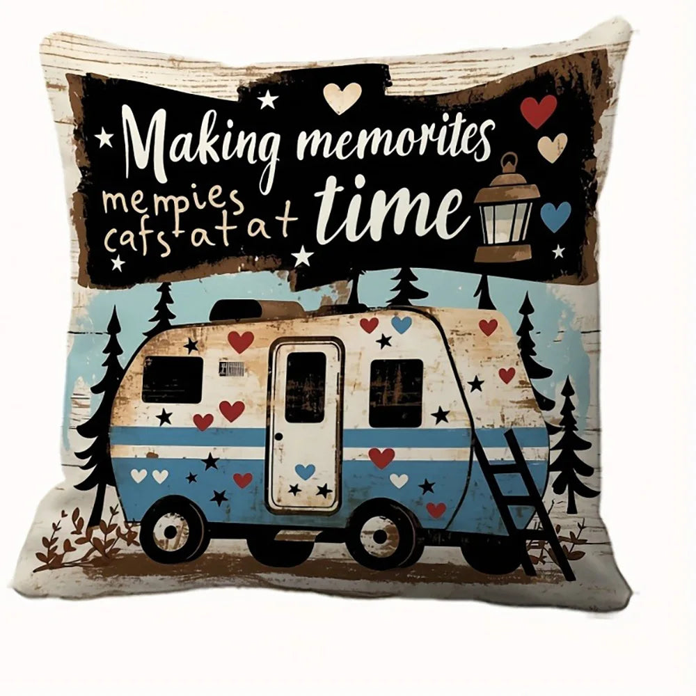 Camping & RV Decorative Pillow Covers