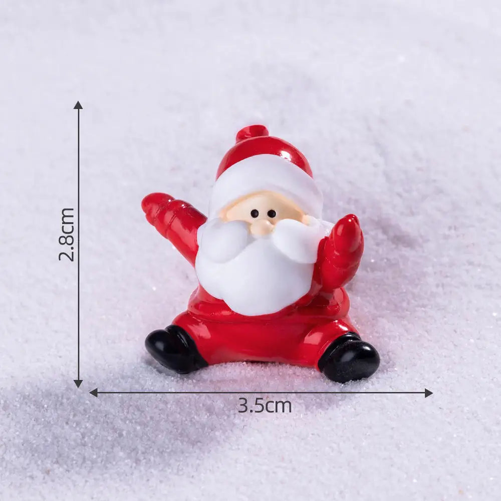 Mini Christmas Figurine Ornaments