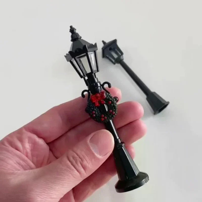 Mini Christmas Village Street Lamps