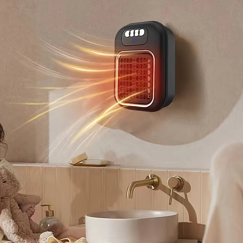 Portable Mini Wall Heater with Remote
