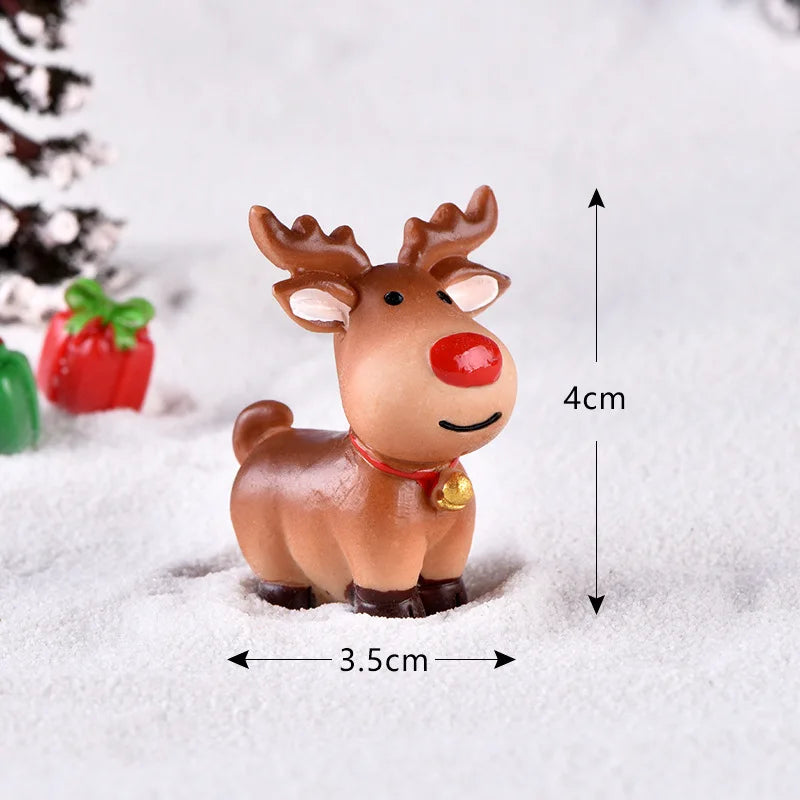 Mini Christmas Figurine Ornaments
