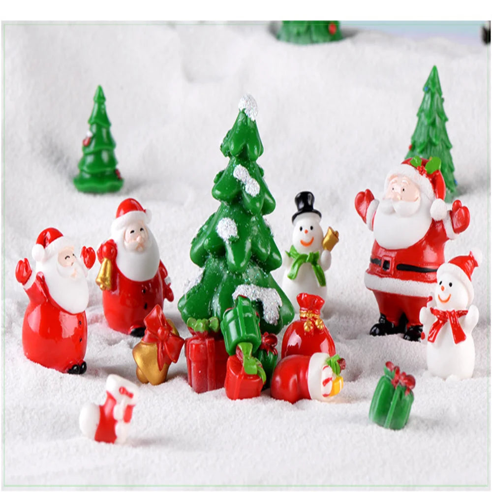 Mini Christmas Figurine Ornaments