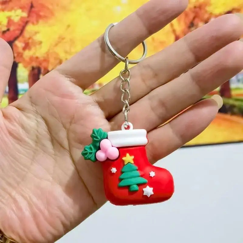 Christmas Silicone Keychain Charms