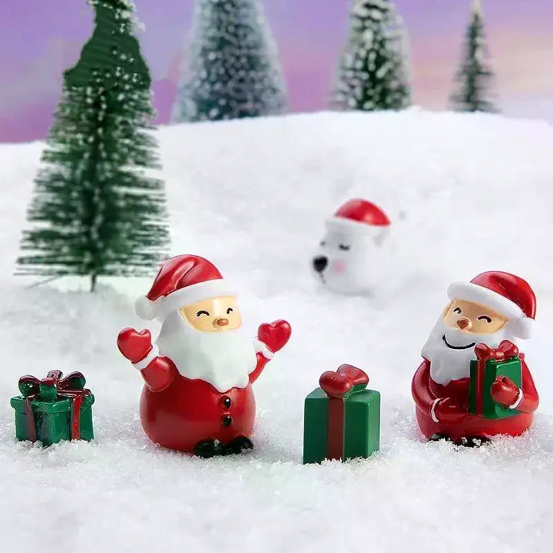 Mini Christmas Village Figurines