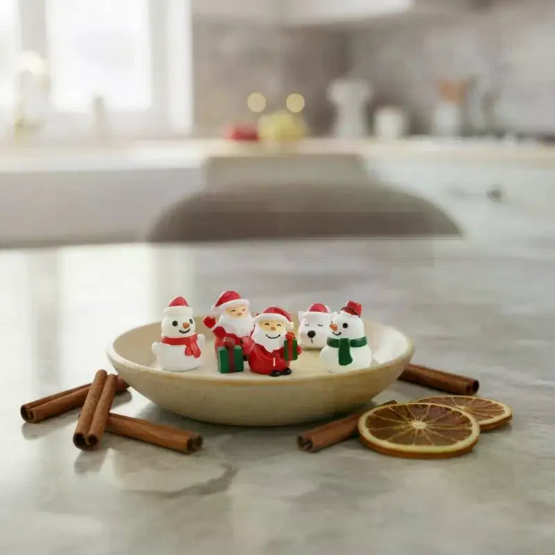 Mini Christmas Village Figurines