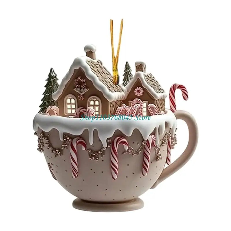 Christmas Village House Ornaments