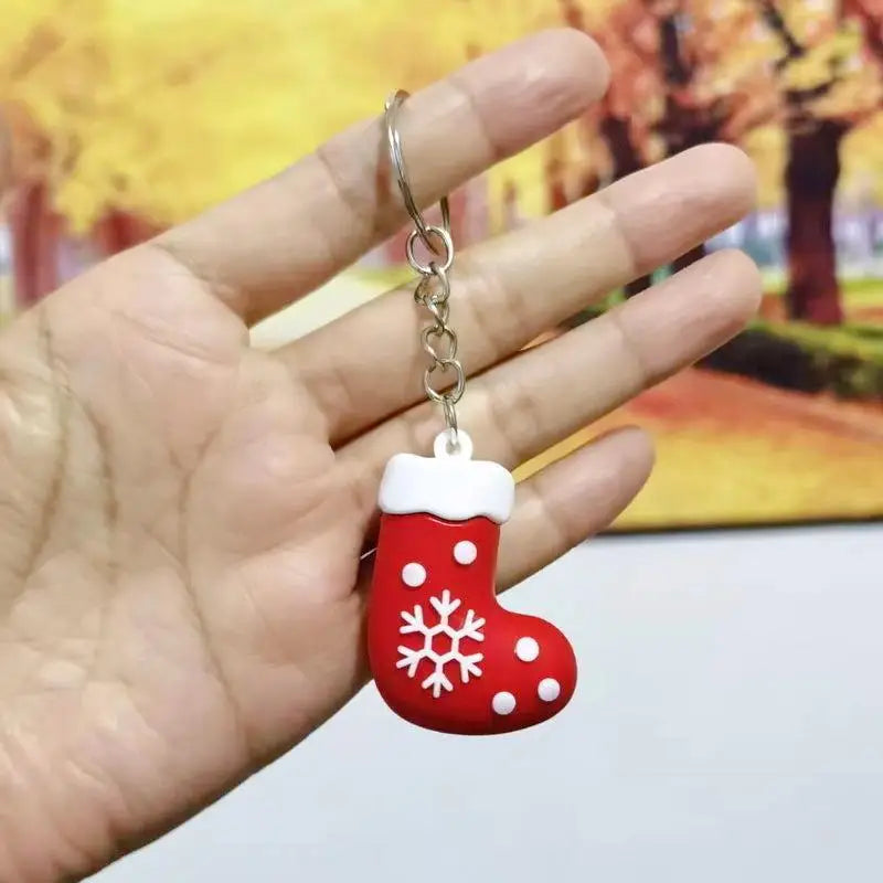 Christmas Silicone Keychain Charms