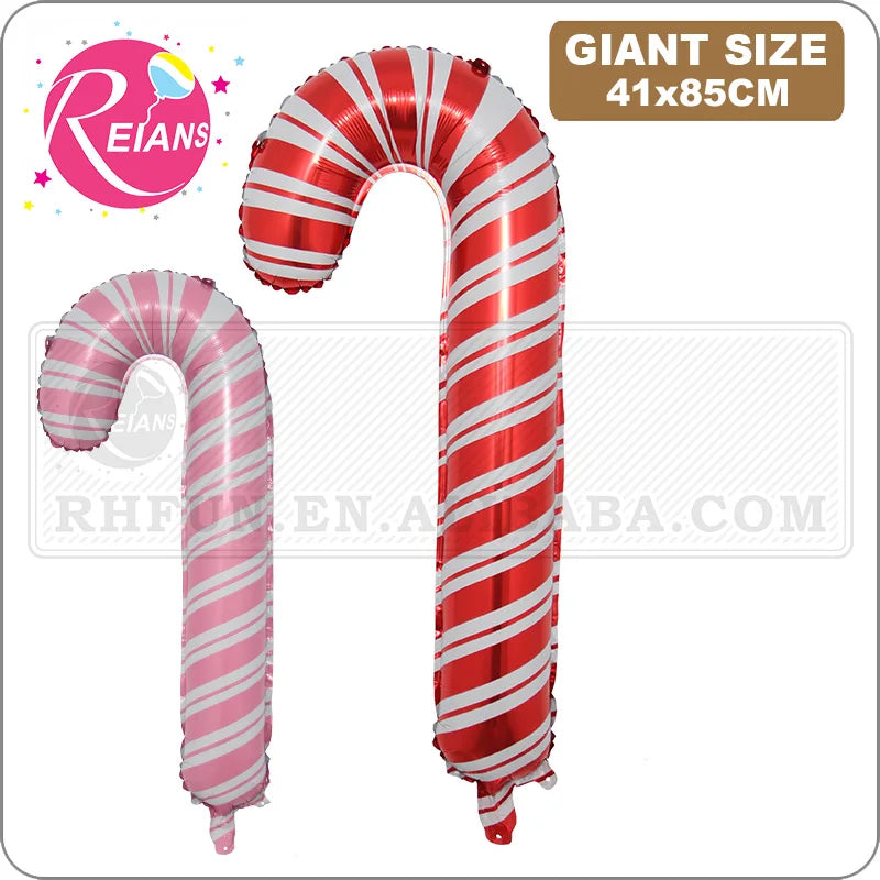 Giant Christmas Candy Cane Balloons