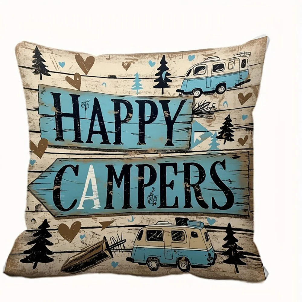 Camping & RV Decorative Pillow Covers