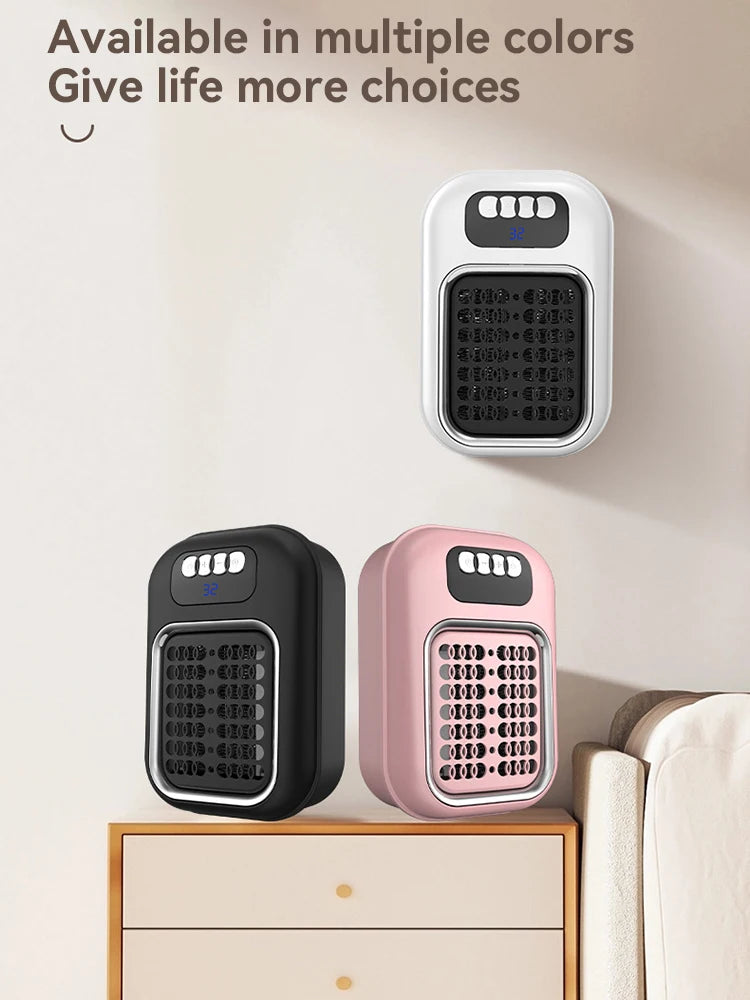 Portable Mini Wall Heater with Remote