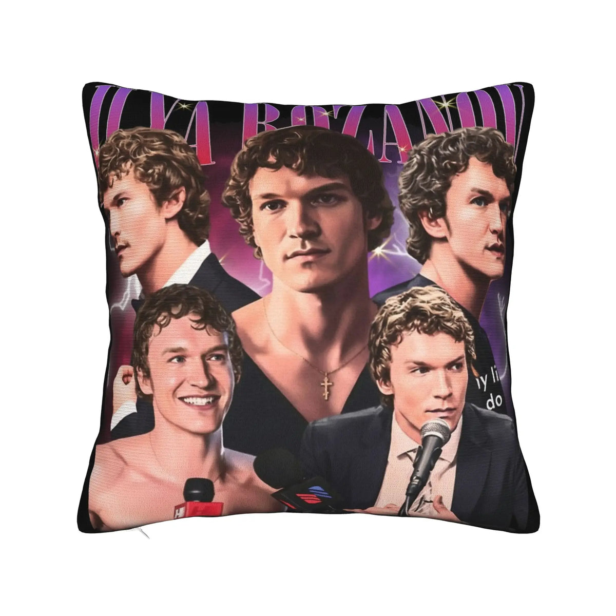 Humorous Rivalry Decorative Pillow Cover