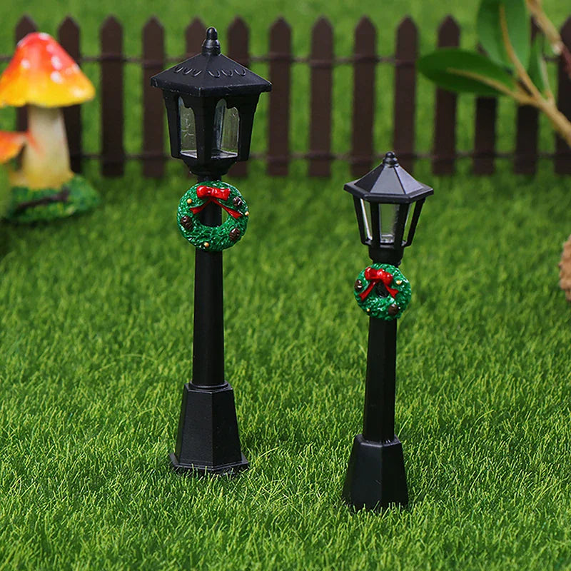 Mini Christmas Village Street Lamps