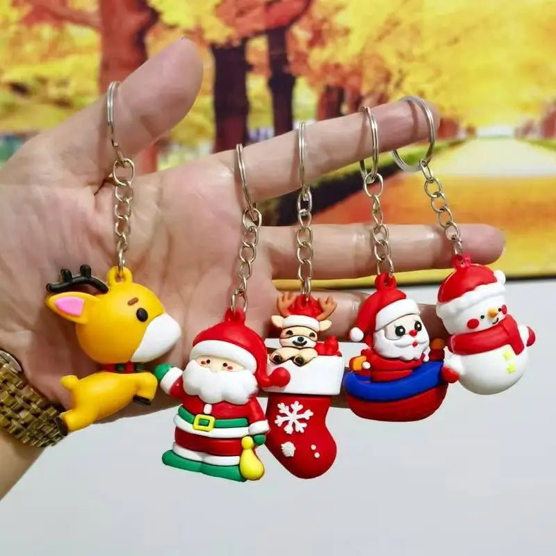 Christmas Silicone Keychain Charms