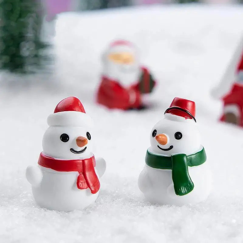 Mini Christmas Village Figurines