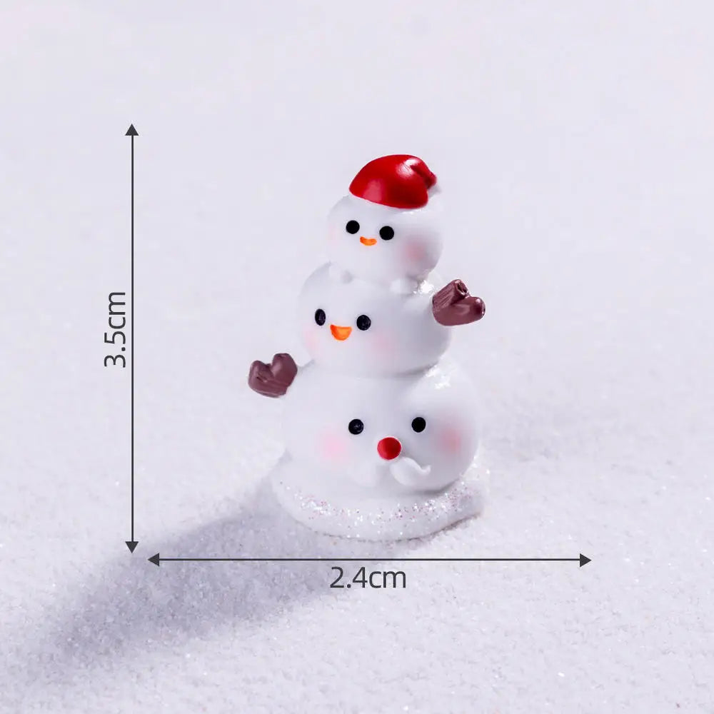 Mini Christmas Figurine Ornaments