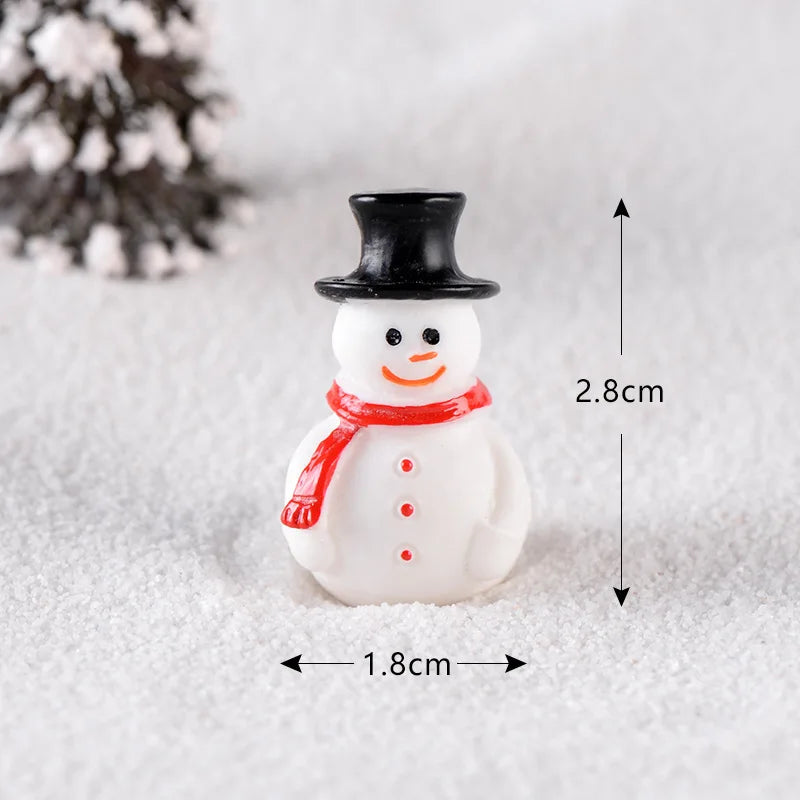 Mini Christmas Figurine Ornaments